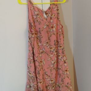 Pink Flower Print Floral XXL Summer Dress Target